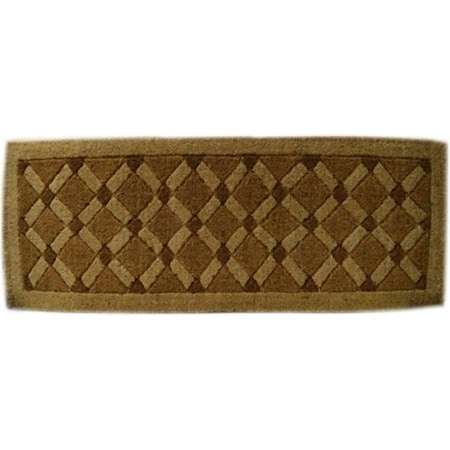 Imports Decor Inc Imports Decor 689TCM-L 1.5"H x 48"W x 18"D Cross Board Entrance Mat 689TCM-L